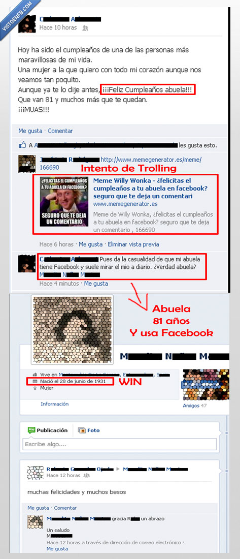 abuela,fb,facebook,trolling,troll,81,años,win,fail,felicita