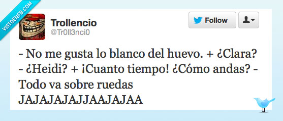 Clara,Heidi,silla de ruedas,blanco,huevo