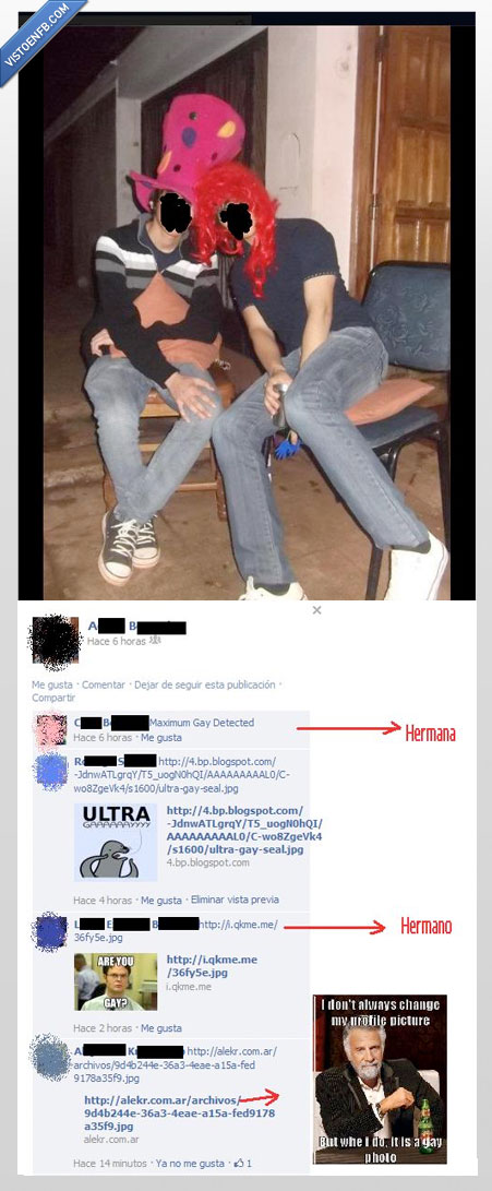 foto gay,amigos,troll,memes,facebook