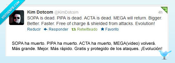 megaupload,vuelve,sopa,acta,pipa,megavideo,evolucion,gratis