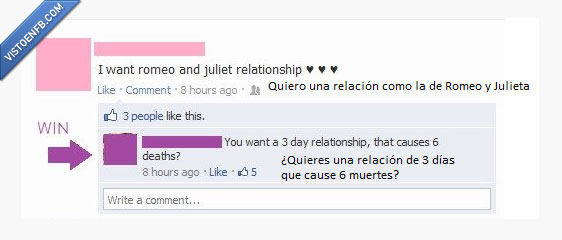 relacion,Romeo,Julieta,prohibido,prohibida,muerte