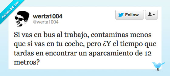 Twitter,bus,aparcamiento,trabajar