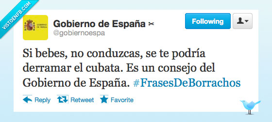 borrachos,cubata,conducir,consejo,lo primero es lo primero,Gobierno de España