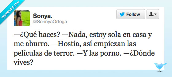 twitter,película,terror,aburrida