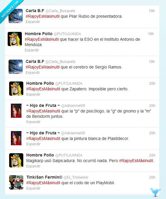 Rajoy,Twitter,inutil,playmobil,plastidecor,psicologo,gnomo