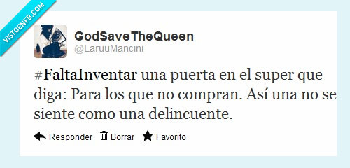 supermercado,delincuente,Super,puerta,no comprar,sensación