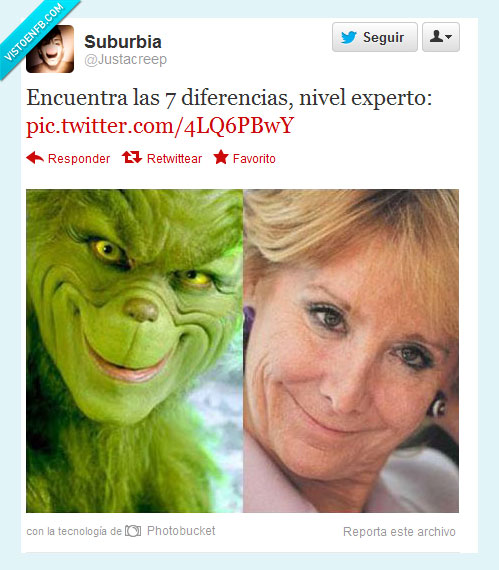esperanza,grinch,parecido,fea