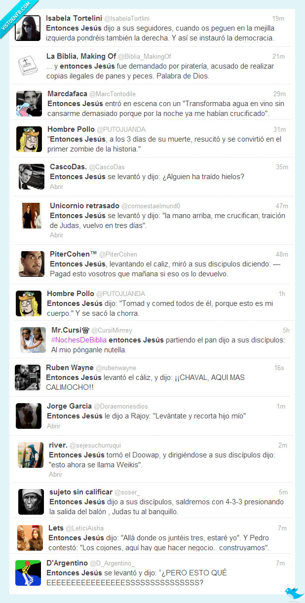 religión,jesus,tweets,recopilación