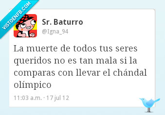 twitter,chandal,muerte,olimpiadas