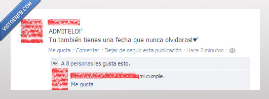 troll,facebook,cumpleaños,Fecha,a la mierda el romanticismo