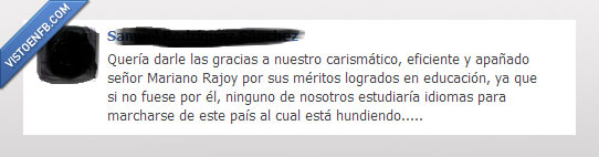 hundir,país,educación,estudiar,Rajoy,idiomas