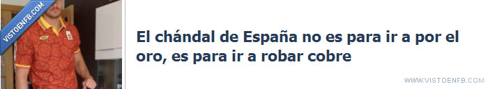 Chándal,españa,oro,robar,cobre,olimpiadas