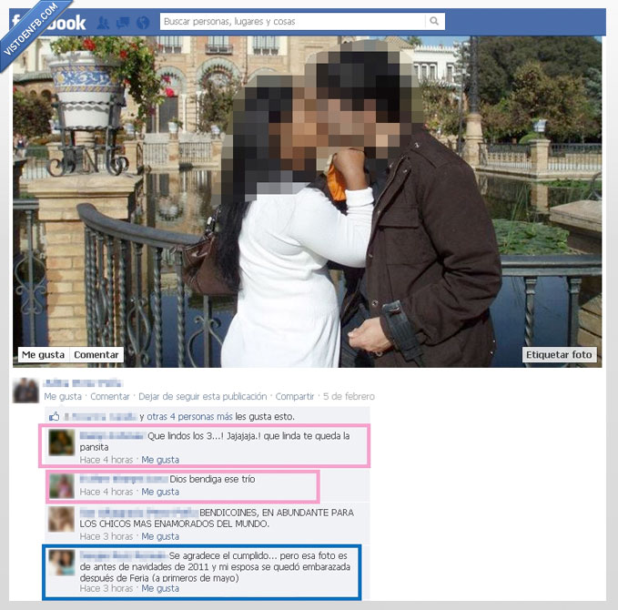 fail,embarazada,pareja,barriga,trio,feria,fecha,foto,gorda