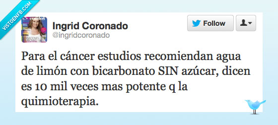 cura,para,cáncer,estudios,limon,bicarbonato,azucar,quimioterapia