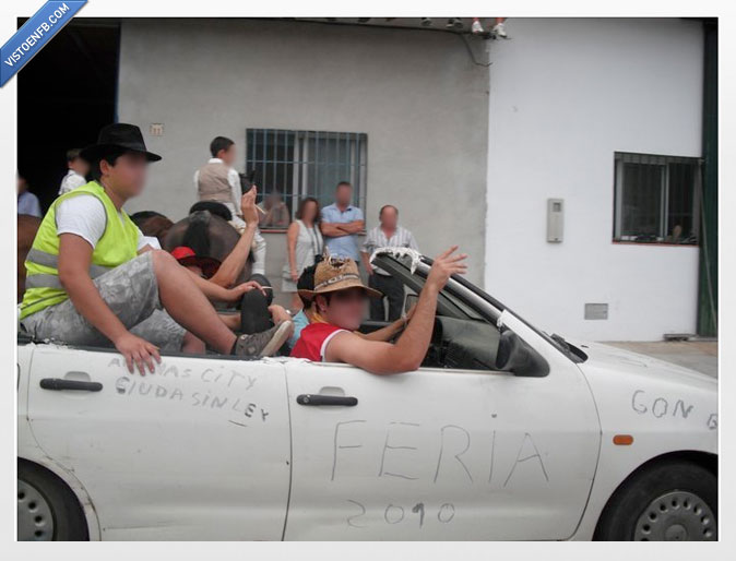 RLY?,Seat Ibiza,tuneado,recortado,descapotable,feria,destrozo,catetos,canis