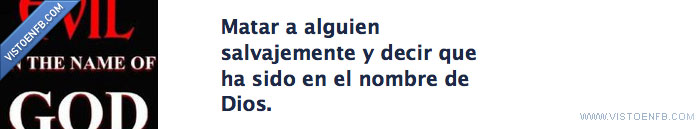 matar,salvajemente,nombre dios