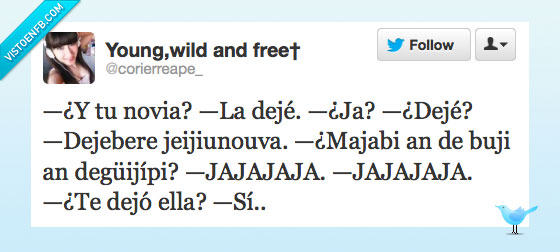 twitter,asereje,novia,deje,dejar,cortar