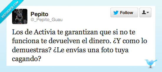 foto,cagar,yogurt,devolver,dinero,activia