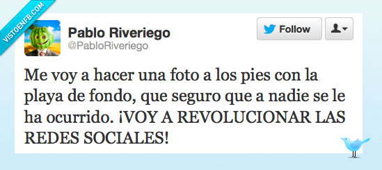 pies,playa,innovar,redes sociales,foto