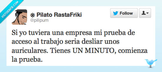 prueba,de,acceso,al,trabajo,desliar,cables,auriculares