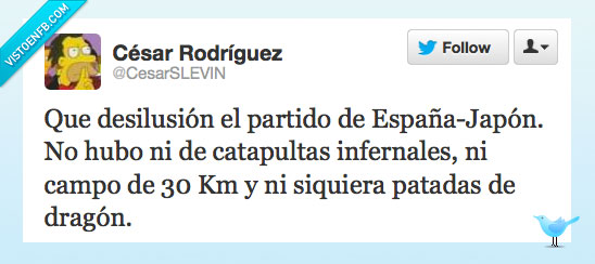 twitter,fútbol,Japón,España