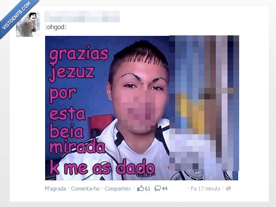 rimmel,piercing,miedo,cejas,cani,faltas,jesus,jezuz,mirada