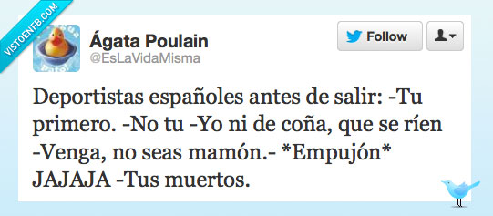 ridículo,empujón,twitter,olimpiadas,chándal