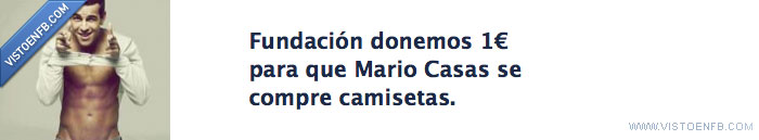 es pobre,comprar,camiseta,mario,casas,fundacion,pectoral,abdominales,euro,donar