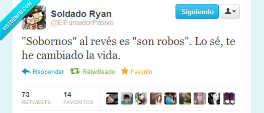 sobornos,robos,revés