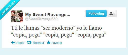 ser,moderno,copiar,pegar