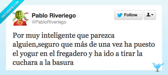 yogur,cuchara,fregadero,basura,inteligente