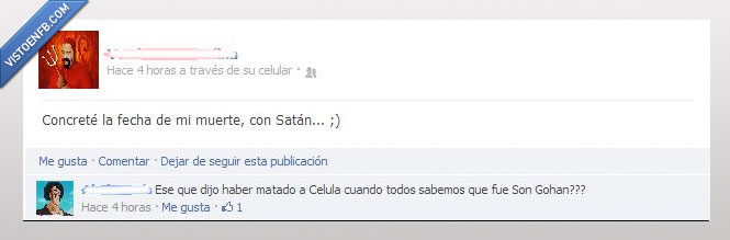 satan,diablo,demonio,fecha,muerte,celula,gohan,bola de dragon,dragon ball