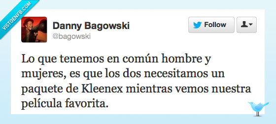 kleenex,comun,mujeres,hombres,pelicula,favorita,necesita,paquete