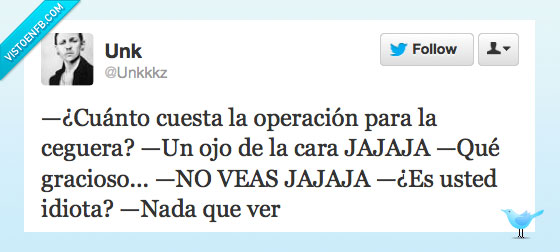 twitter,operación,ojo,gracioso,cuesta,ceguera,cara
