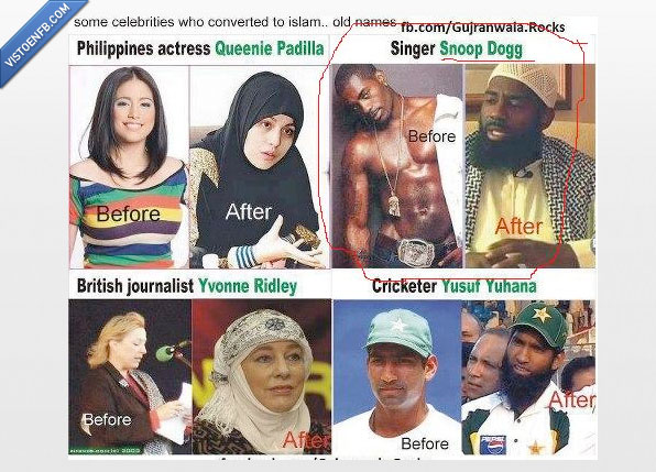 error,rapero,snoop dogg,actriz,actor,islam,fail,famoso