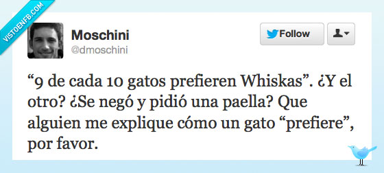 whiskas,gatos,9,10,paella,twitter,humor,dmoschini,prefiere