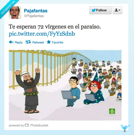 virgen,padre,familia,wow,mago,trekkie,star trek,terrotista,paraiso