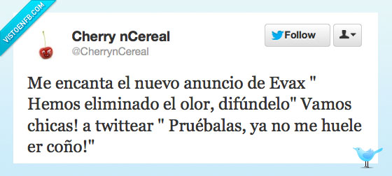 twitter,evax,pruebalas,huele,olor,peste,compresa