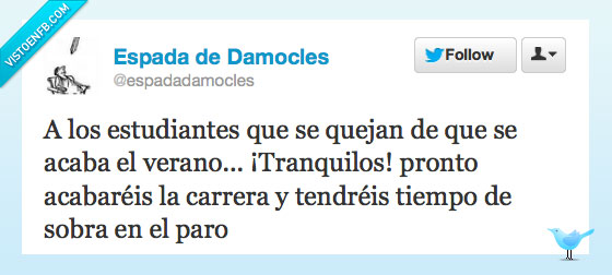 estudiantes,paro,españa,twitter,vacaciones