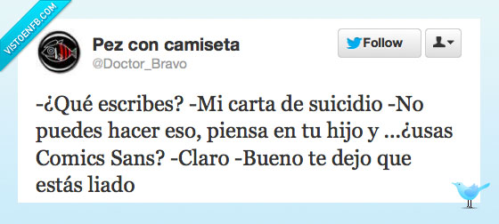 Twitter,Comic Sans,Nota,Suicidio