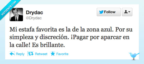 twitter,pagar,zona azul,estafa,aparcar,calle,brillante