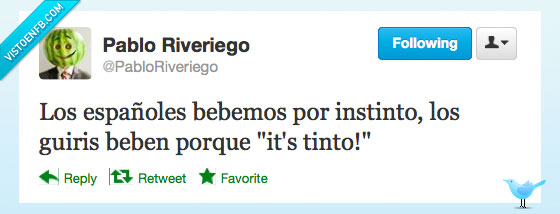 españoles,beber,instinto,guiris,tinto