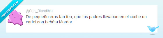 feo,pequeño,coche,bebe,mordor