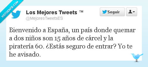 españa,justicia,jose breton,twitter,quemar,niño,pirateria,carcel