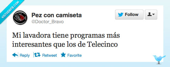 Twitter,Lavadora,Programas,Telecinco,Y es verdad,interesante