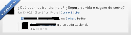 seguro,duda existencial,transformers,vida,coche