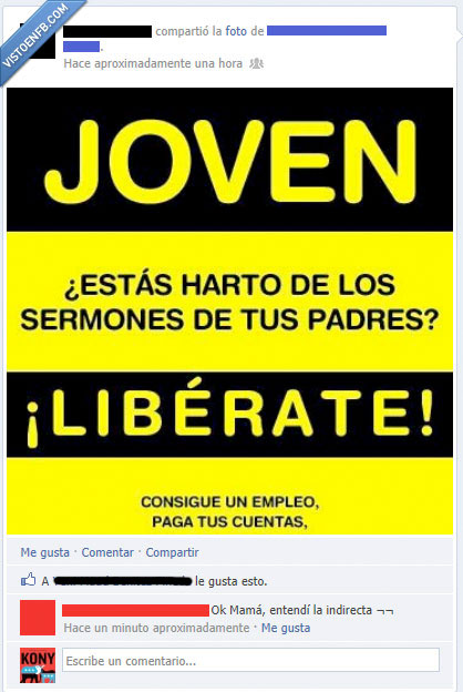 indirecta,echar,trabajo,casa,Facebook