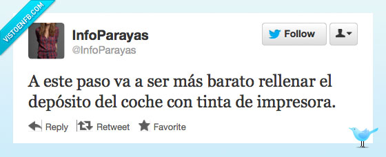 impresora,tinta,precio,gasolina