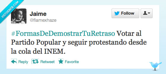 cola,protestar,votar,PP,Partido Popular,INEM