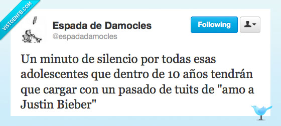 twitter,un minuto de silencio,justin bieber